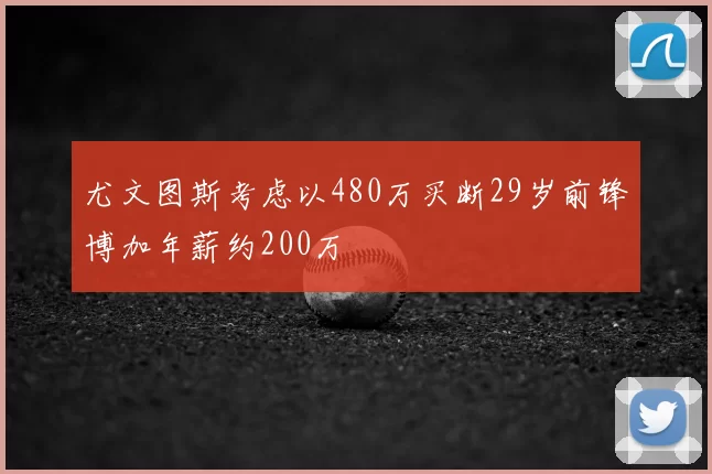 尤文图斯考虑以480万买断29岁前锋博加年薪约200万