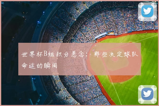 世界杯B组积分悬念：那些决定球队命运的瞬间