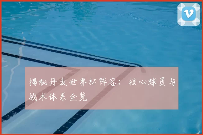 揭秘丹麦世界杯阵容：核心球员与战术体系全览
